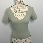 Lululemon Nulu Cropped Slim Yoga Short Sleeve | Green Fern Photo 1