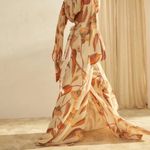 Andrea Iyamah  Thema Eucalyptus Cover Up Wide Leg High Rise Pants, NWT, Size XXL Photo 1