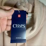 CHAPS NWT Pink/Tan Knit Drawstring Cowl Neck Pullover Sweater size 2X Photo 2