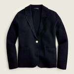 J.Crew Camille Shrunken Sweater Blazer Size Small NWT NAVY Blue Photo 0