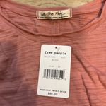 Free People NWT XS NATASHA PUFFED SHOULDER RUCHED LONG SLEEVE TOP IN BLUSH Photo 2