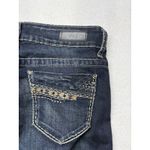 Daytrip  Womens Lynx Bootcut Boot Cut Jeans Blue Embroidered Stone Wash Denim 27R Photo 6