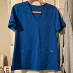FIGS  Catarina Scrub Top Royal Blue Photo 0