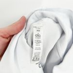 Alo Yoga  Womens 7" High Waist Biker Shorts Size XS White Workout Activewear Gym Photo 5