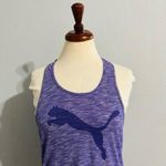 Puma Purple Athletic Sporty Muscle Women Shirt with Printed Logo Size S Photo 1