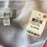 JENNI INTIMATES Tie Dye Stripe Loungewear Sweatshirt Size XL Cropped Comfy Cozy Purple Photo 6
