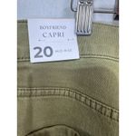 Lane Bryant Lane Bryant Boyfriend Capri Mid-Rise Green Pants Stretch Comfort Size 20 New Photo 4