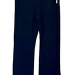 Good American NWT Black Ribbed Lace Up Flare Leg Pants - Size: 5 (2XL) Photo 0