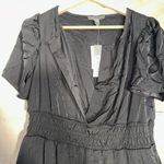 Love by Design Nordstrom Women Black Tiered Maxi Short Sleeve Dress Spring Sz S Photo 3