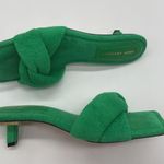 Good American Terry Kickstand Mules in Green Terry Size 8.5 Photo 8