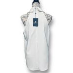Stylewe 2XL White Halter Tank Top Sleeveless Collared Stretch Pleated NWT Size 2X Photo 3
