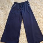 Yogalicious Navy and white cropped sweatpants Photo 0