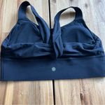 Athleta Black Twist-Back Sports Bra Size L Photo 1