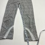 Lululemon  Run Inspire Crop II Black Grey White Speckled Capri Legging Size 6‎ Photo 8