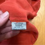 Ecote  100% Silk Boho Indie Twee Top Blouse Women’s M Laceup Back Red Cottagecore Photo 3