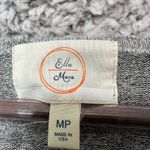 Ella Mae Gray Striped Knit Dress Medium Petite Minimalist Quiet Luxury Cozy Gray Size undefined Photo 3