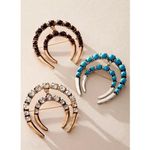 Free People Horsing Around Brooch in Gold Rhinestone Yellowstone Western Horse Photo 6