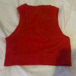 Aerie OFFLINE red cropped tank top Photo 1