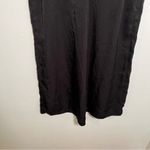 West Kei Cropped Wide Leg High Rise Tie Waist Pants Black S Photo 4