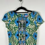 Lilly Pulitzer  Layton Sea Oat‎ Ikatty Engineered Print Shift Dress Size Small Photo 3