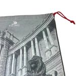 Viking Travel Bag Tote Adjustable Pull Straps Vienna Statue NWT New Gray Photo 4