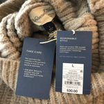 Universal Threads Universal Thread Womens Turtleneck Sweater Oversized Cropped Beige L Photo 3