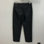 J.Crew  Kate Black Faux Leather Pants Photo 5