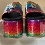 Shane Justin Rainbow Glitter Platform Sandals Shoes Euro Size 35 / US Size 5 Photo 8