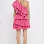 Endless Rose Pink Ruffle Mini Dress Photo 3