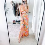 Majorelle Revolve Floral Satin Wrap Maxi Dress Photo 5
