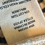 Soft Surroundings Bartley Linen Cotton Blend Pants Cropped Stripe Size Large Photo 9