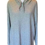 LL Bean Soft Stretch Waffle Knit Hoodie Womens Size XL Reg Grey Photo 0