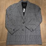 Madewell  Plus Oversized Dorset Blazer Adkins Plaid Sz M NWT‎ $198 Photo 0