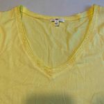 BP . Womens Yellow V Neck Short Sleeve T Shirt Top‎ Tee Plus Size 1X NWT Photo 3