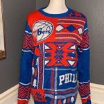 NBA Team Apparel Philadelphia 76ers sweater Blue Size L Photo 0
