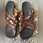 Timberland  Women’s Brown Braided Leather Sandals Smart Comfort System Size‎ 7.5 Photo 3