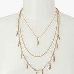 Free People NWT  x Robert Lee Morris SoHo Fringe Feather Layered Necklace Photo 1