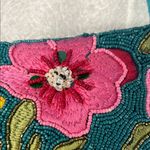 🌸✨ Viral Beaded Floral Shoulder Bag Green Photo 4