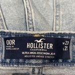 Hollister  ultra high-rise mom jeans vintage stretch front flap pockets size 00 Photo 9