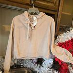 Wallflower Plush Soft Hoodie Cropped Pullover Nude New Tan Size undefined Photo 5