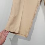 Eloquii Khaki Wide Tapered Leg Pants Size 16 NWOT Flowy Khaki Pants Photo 3