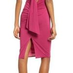 Katie May High Roller One‑Shoulder Body‑Con Dress Pink S NWT Ruched Cocktail Photo 1