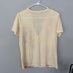 Unbranded Deep V-Neck Sunflower Tee Shirt Women's Size Medium Short Sleeves Photo 3