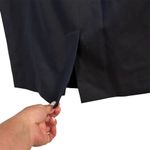 Lands' End Women's A-Line Knee Length Black Skirt Size 14 Formal Wool Photo 2