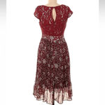 Tracy Reese Anthropologie Plenty by Red Lace Arcadia Midi Dress Size 6 Photo 6