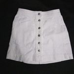 Madewell NWT  Stretch Denim‎ A-Line Mini Skirt Photo 5