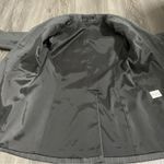 Theory Gray & White Virgin Wool Pinstripe Long Sleeve Three Button Blazer Sz 0 Photo 4