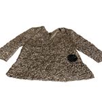 CACHET TAUPE & BLACK CRINKLED COCKTAIL TOP W/SEQUINS AND BLACK ROSETTE (3X) Brown Photo 8