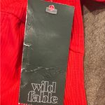 Wild Fable NWT Red Ribbed Knit Bralette Bikini Swimwear Top Small (4-6) Photo 9