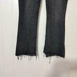 Madewell Cali Denim Bootcut Jeans Black Size 30 | Raw Hem Photo 4